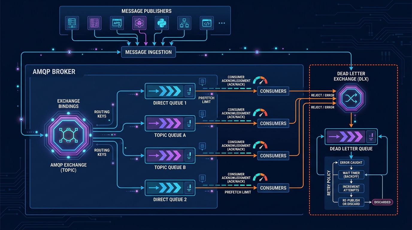 Arquitetura de Mensageria Assíncrona: RabbitMQ e Apache Kafka em Sistemas de Alta Resiliência - Figura 1